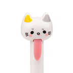 Adoramals Cats cLickers Black Ink Ballpoint Pen - White or Black Cat