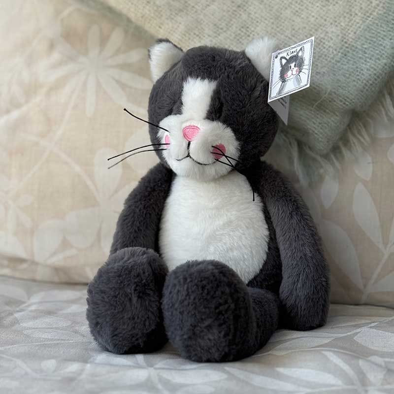 Soft Toy Alex Clark Klaus Plush Teddy Cat Soft Toy – Cute Gift for Cat Lovers