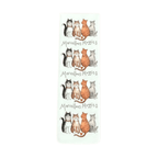 Alex Clark Marvellous Moggies magnetic bookmark featuring four adorable cats with the words "Marvellous Moggies" in a charming watercolour illustration.