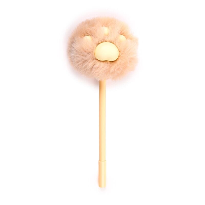 Ginger Beans & Co Fluffy Cat Paw Pom Pom Fine Tip Pen