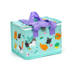 Beans & Co Cat Print Insulated Lunch Picnic Bag