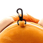 Relaxeazzz Lion Plush Travel Pillow & Eye Mask Set – Soft Neck Cushion for Travel