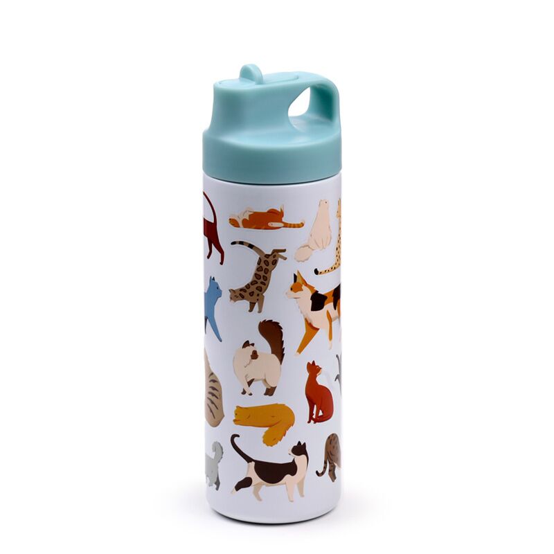 Feline Fine Cat Insulated Hot & Cold Bottle 500ml