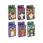 Cat Garden Dinky 100 Piece Jigsaw Puzzle – 6 Adorable Cat Designs