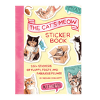 The Cat's Meow Sticker Book by Megan Lynn Kott with 100+ colourful die-cut cat stickers