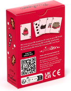 Reverse of Christmas Pusheen playing cards box
