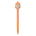 Orange cat everlasting inkless pencil with cute cat topper