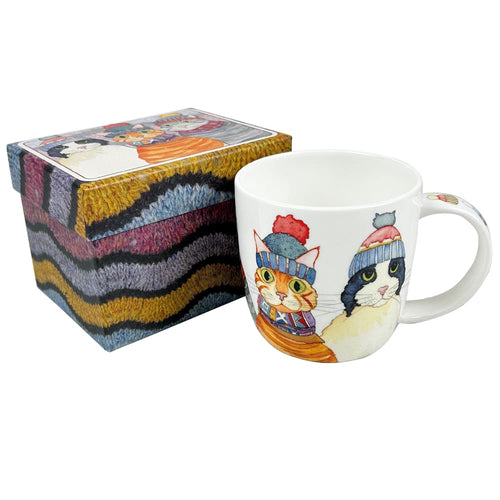 Mugs Emma Ball Cats in Hats Bone China Mug Gift Boxed