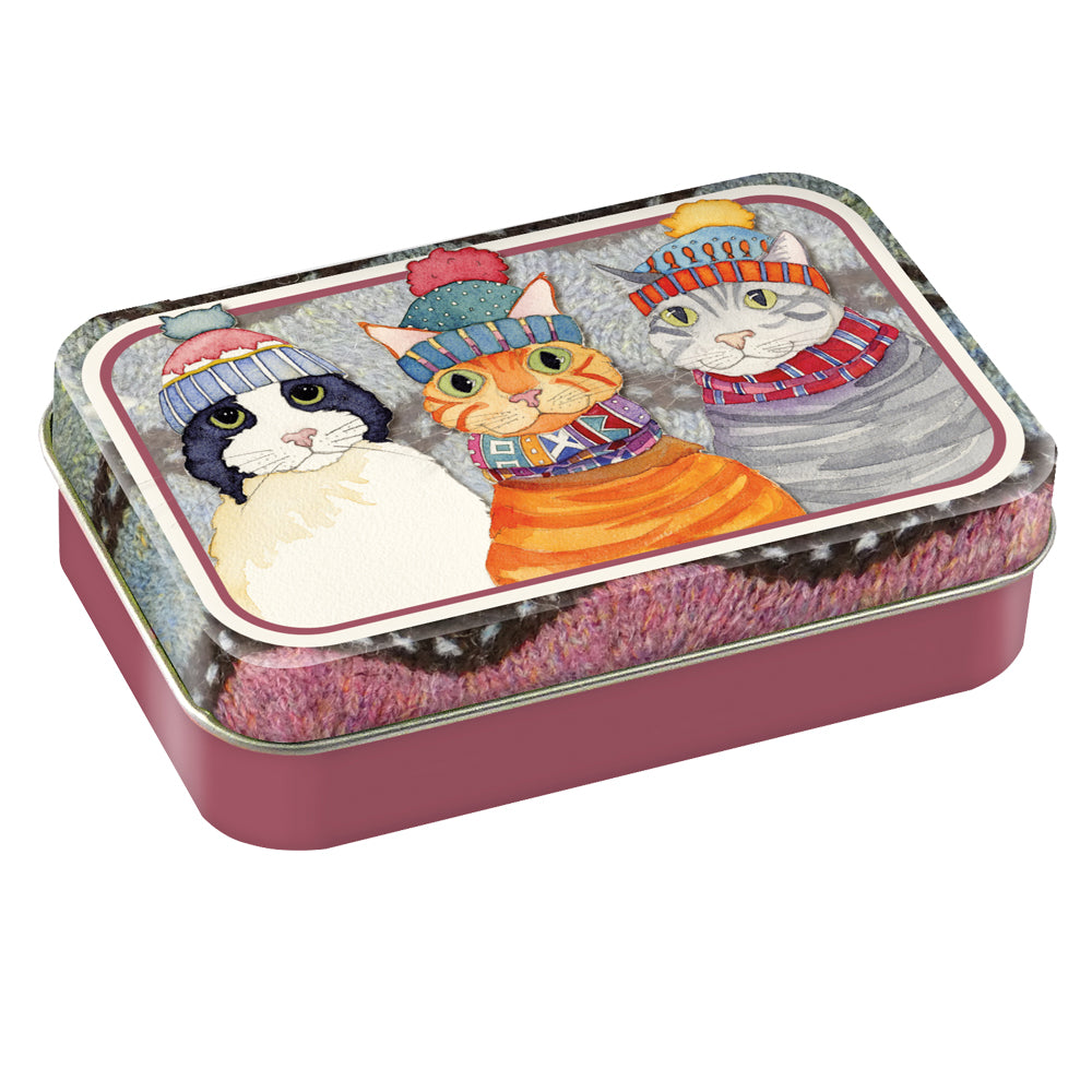 Emma Ball Cats in Hats Playing Cards in a Tin
