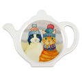 Emma Ball Cats in Hats Cute Melamine Tea Bag Tidy