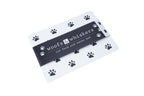 Paw Print Cat Food & Water Place Mats Twin Pack