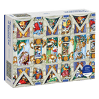 Sistine Chapel Meowsterpiece 2000 piece cat puzzle by Galison with detailed Cats Galore artwork by Susan Herbert