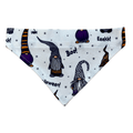 Limited edition handmade cotton Halloween gonk over-the-collar bandana for cats and dogs with Boo and Eekk design.