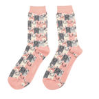 Socks Miss Sparrow Ladies' Bamboo Socks Gift Box – Happy Cats (3 Pairs)