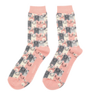 Miss Sparrow Happy Cats Bamboo Socks Gift Box