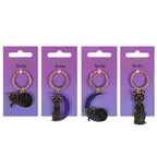 Mystic Mog Metal & Enamel Cat Keyring