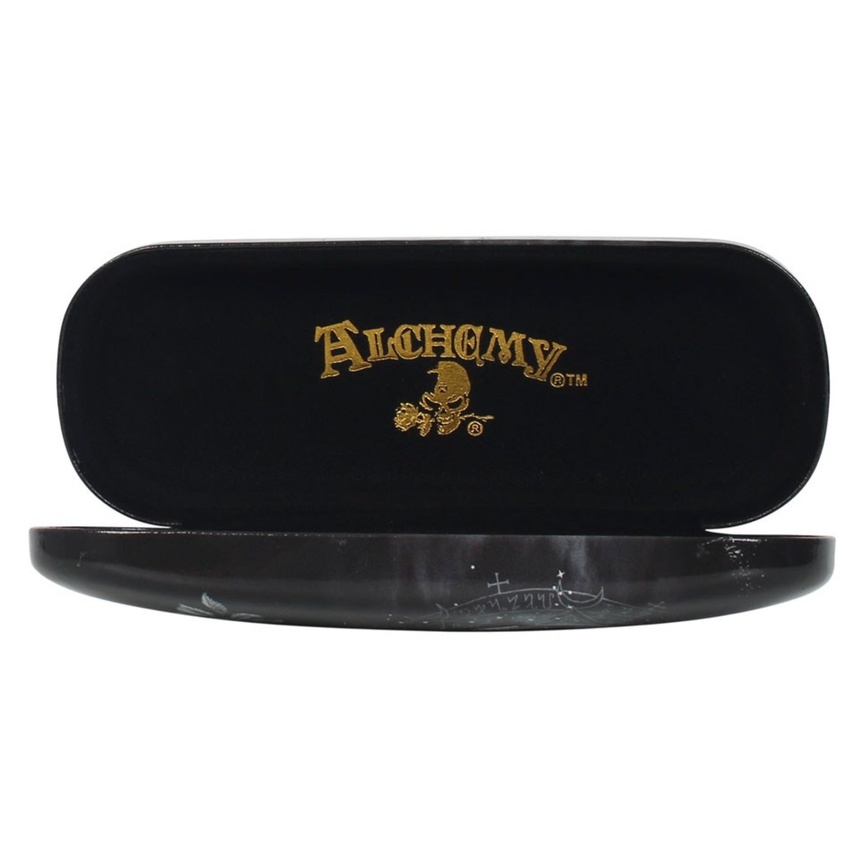 Nine Lives of Poe Protective Glasses Case by Alchemy