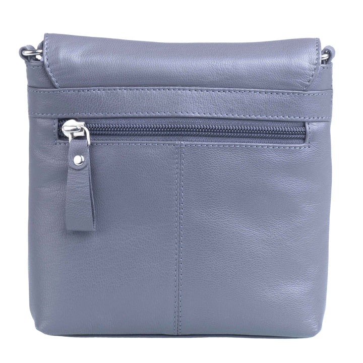 Mala Leather Midnight Cats Cross Body Bag Black or Grey