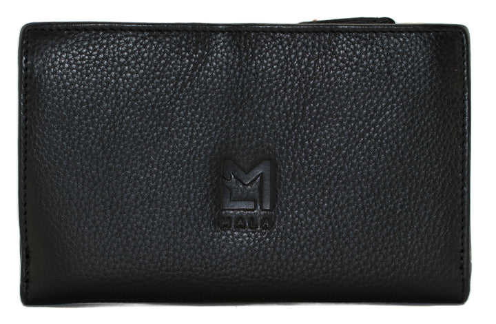 Mala Leather Kitty Crew Tri-Fold Purse