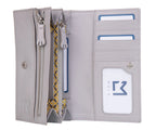 Mala Leather Santorini Cats Matinee Purse RFID