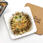 Emma Haines Tommy Cat Coaster