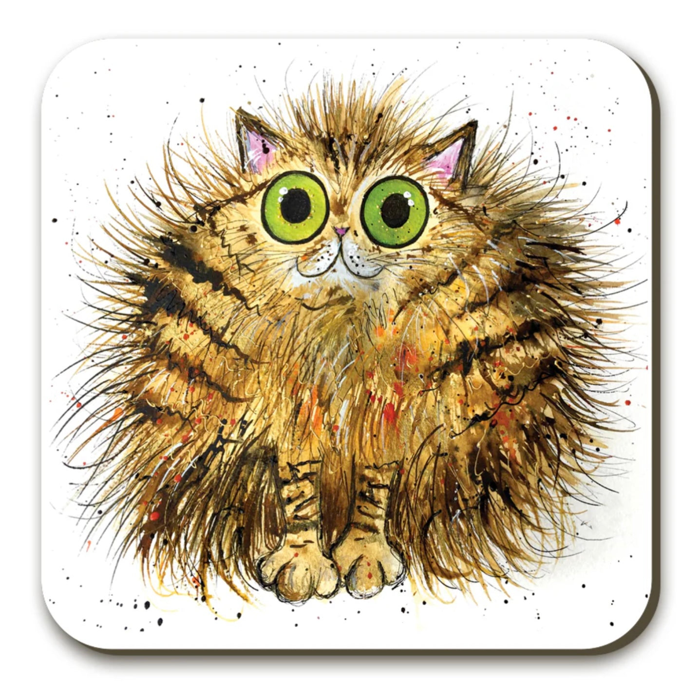 Emma Haines Tommy Cat Coaster