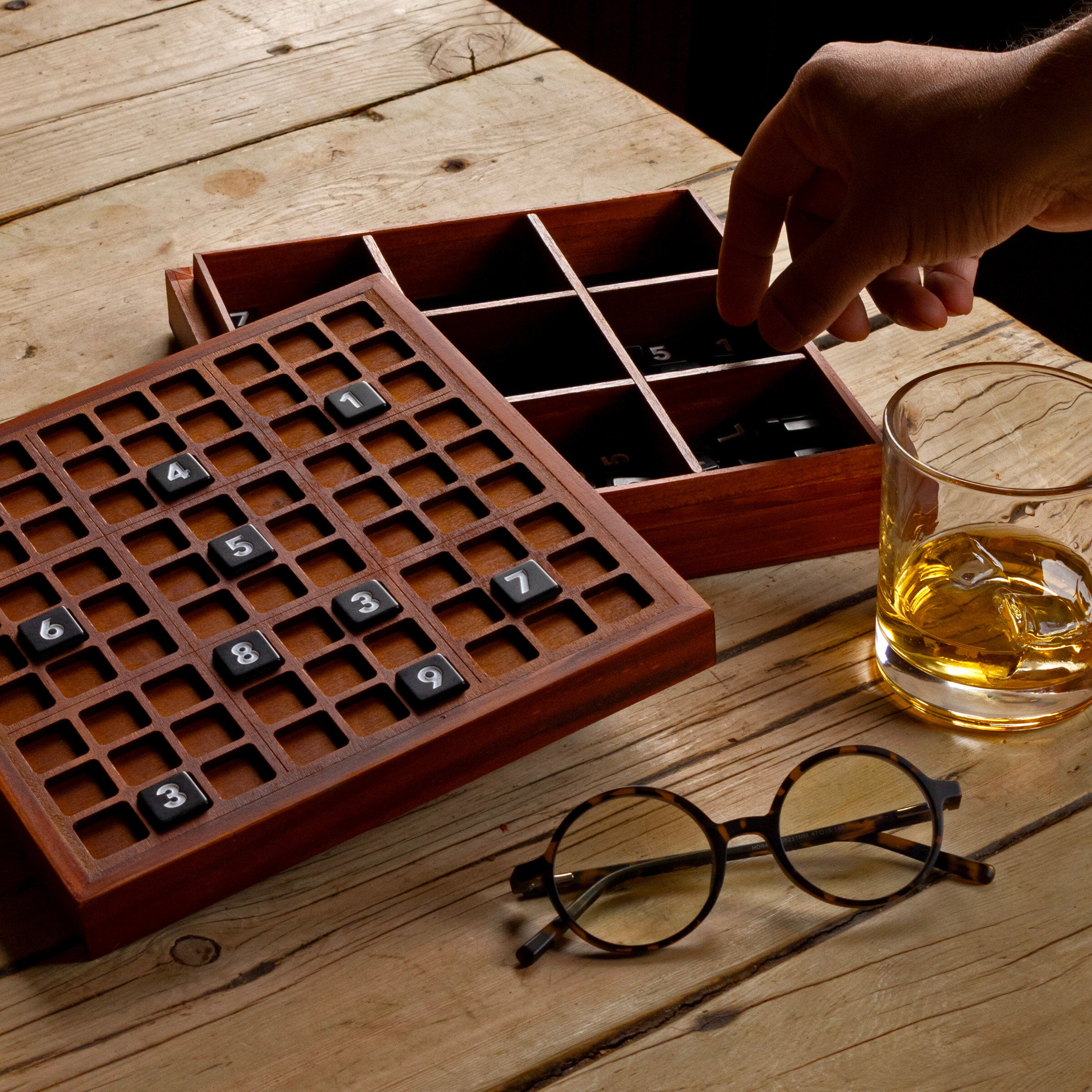 Sudoku Deluxe Luxury Wooden Puzzle Board & Tiles
