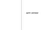 Cat Scratches Humorous Birthday Card