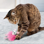 KONG Tutu Cute Catnip Cat Toy Ballerina Mouse