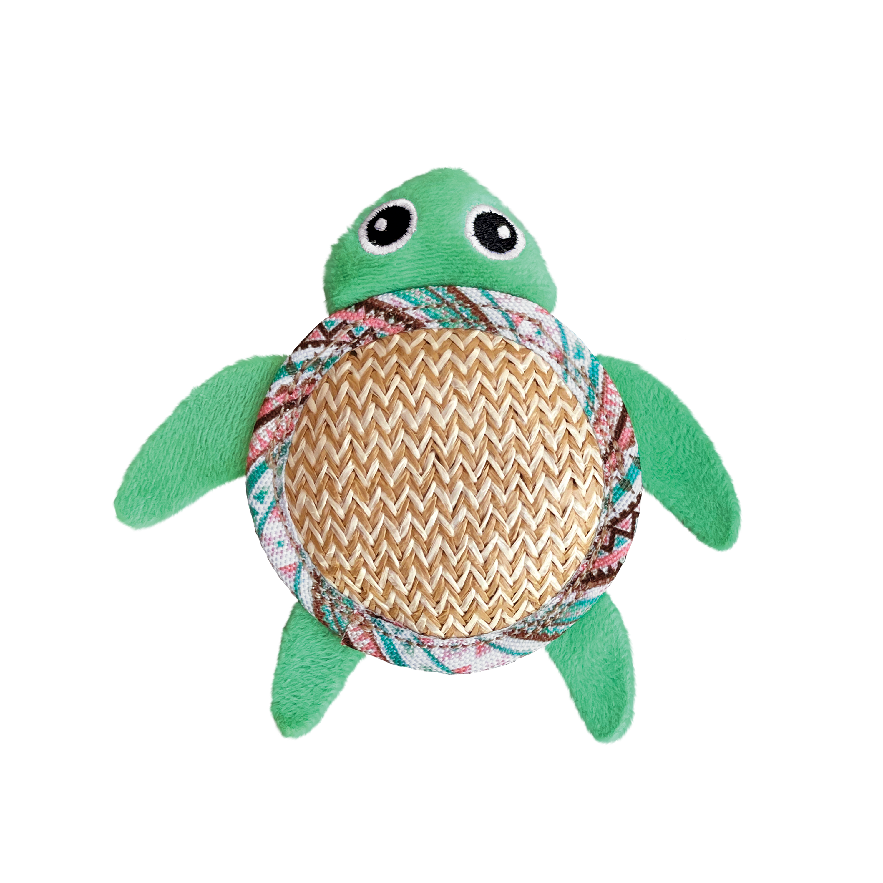 KONG Tropics Sea Pals Catnip Crinkle Cat Toys 2 Pack