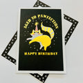 Art File Value Cat Greetings Birthday Card: Aged to Pawfection