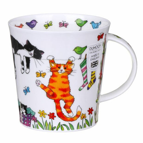 Mugs Dunoon Fine Bone China Large Mug: Hanging Out Cat