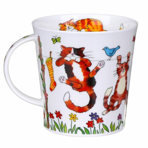 Mugs Dunoon Fine Bone China Large Mug: Hanging Out Cat