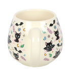 Cute and Creepy Cats Large Rounded Mug in Gift Box