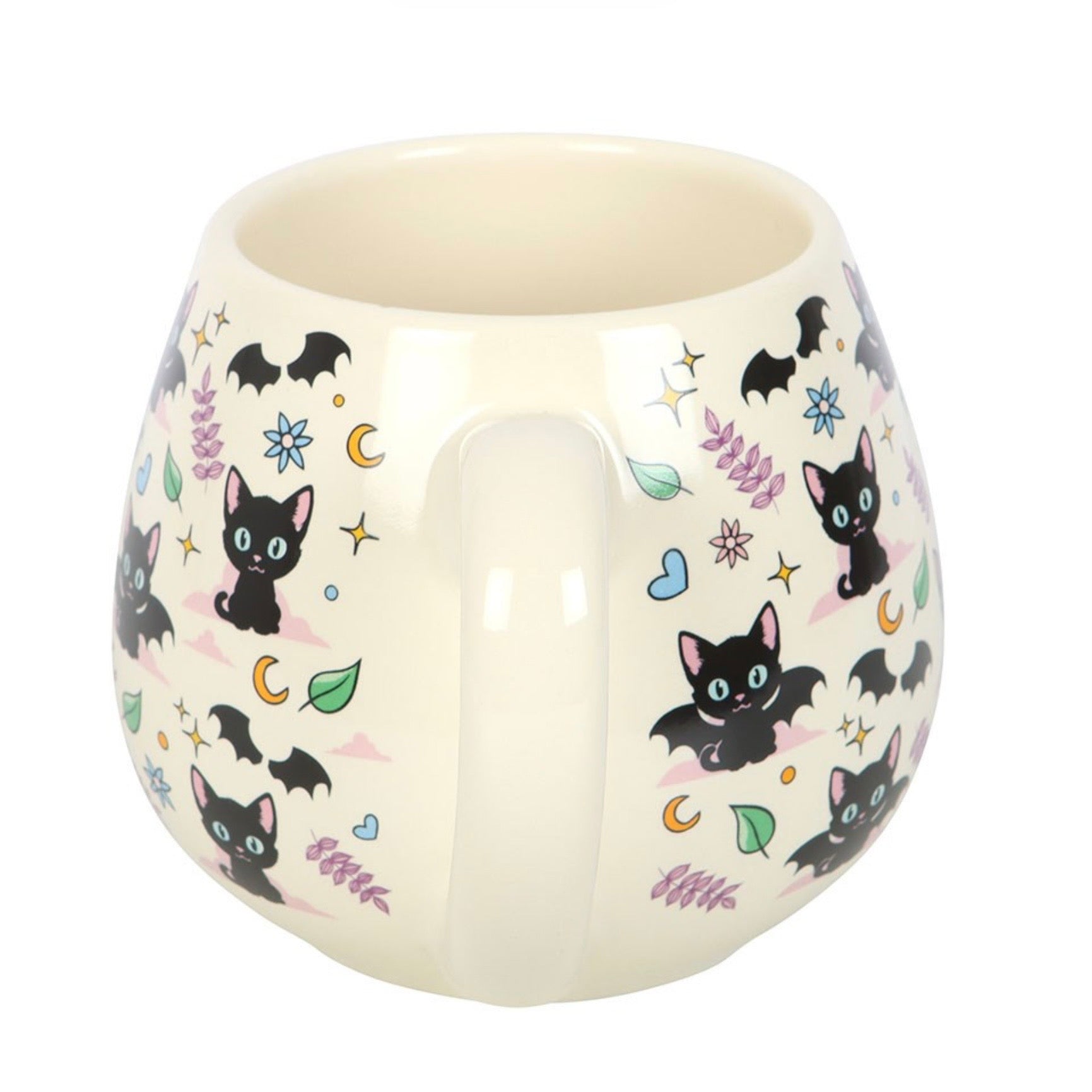 Cute and Creepy Cats Large Rounded Mug in Gift Box