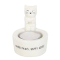 Warm Paws Happy Heart Cat Tea Light Holder – Cat Lover Gift & Home Decor