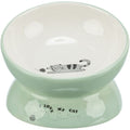 Trixie Elevated Ceramic Cat Food Water Bowl “I Love my Cat” Design