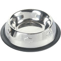 Trixie Stainless Steel Non Slip Pet Food Water Bowl with Fish Design