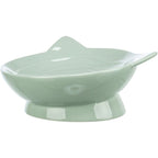 Trixie Large Elevated Ceramic Cat Food Water Bowl Aqua