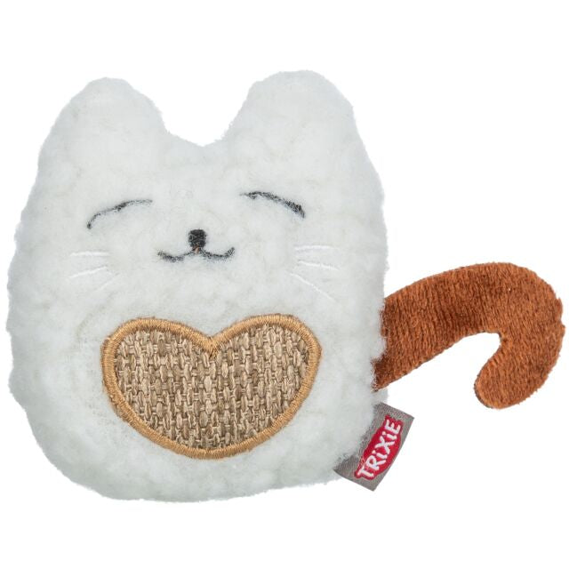 Trixie Cat Shaped Plush Cat Toy with Catnip