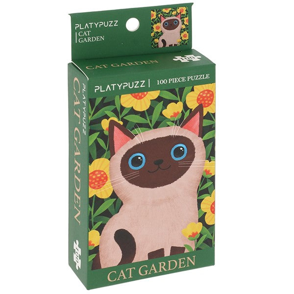 Cat Garden Dinky Jigsaw Puzzle 6 Designs 100 Pieces