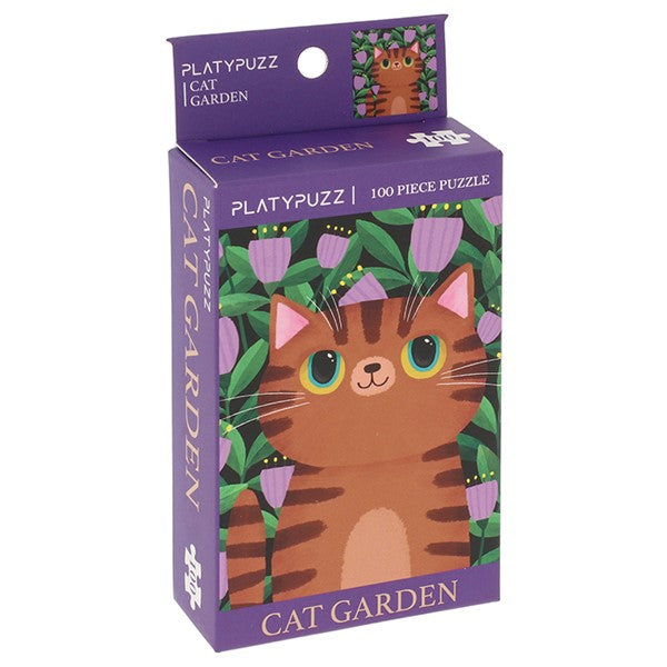Cat Garden Dinky Jigsaw Puzzle 6 Designs 100 Pieces