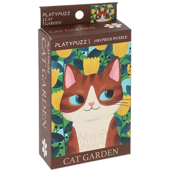Cat Garden Dinky Jigsaw Puzzle 6 Designs 100 Pieces