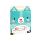 Carry-Along Kitten Sketchbook Kit with Pencils and Stickers