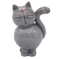 Ceramic Glazed Cat Figurine Leonardo Collection Farmyard Fun - Medium