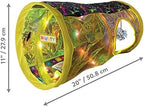 KONG Cave Rave tunnel with colourful interior and dimensions displayed