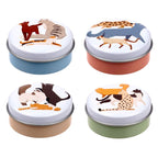 Feline Fine Cats Lip Balm in Tin 4 Yummy Flavours