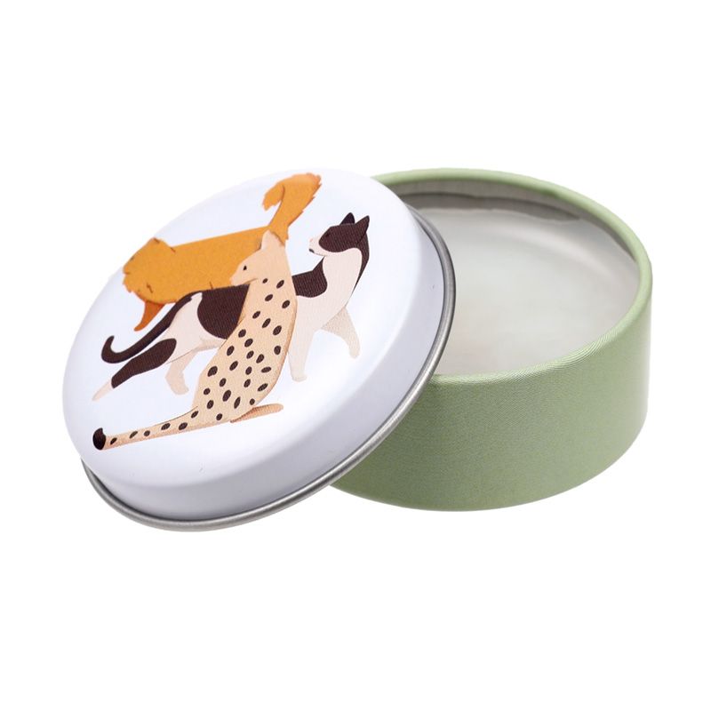 Feline Fine Cats Lip Balm in Tin 4 Yummy Flavours