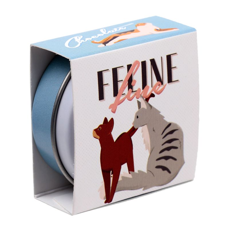 Feline Fine Cats Lip Balm in Tin 4 Yummy Flavours