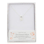 Equilibrium Loving Cat silver plated necklace presented in Furrry Companions gift box